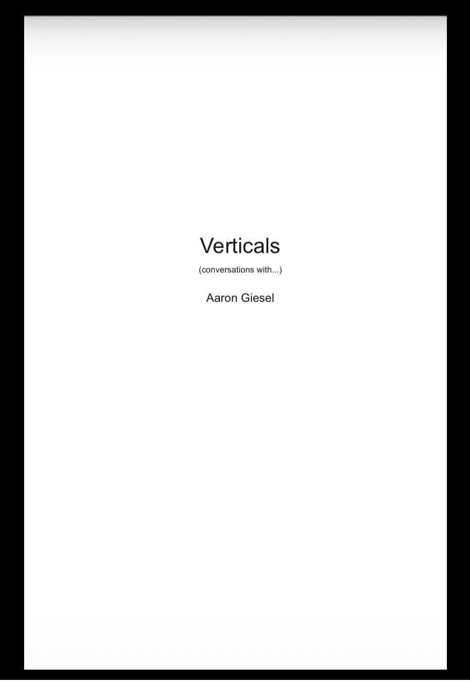 Aaron Giesel - Verticals